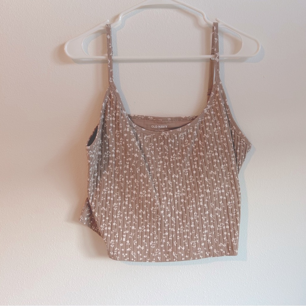 Old Navy floral tank top adjustable straps